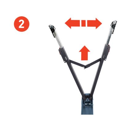 Extol Premium - Folding Construction Sawhorse