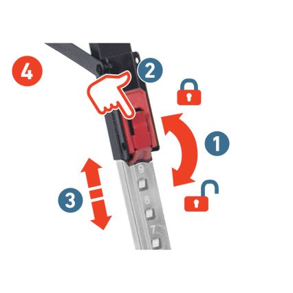 Extol Premium - Folding Construction Sawhorse