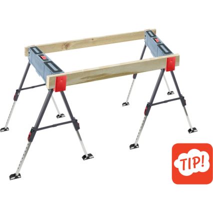 Extol Premium - Folding Construction Sawhorse