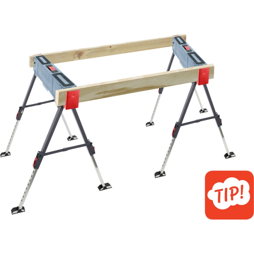 Extol Premium - Folding Construction Sawhorse