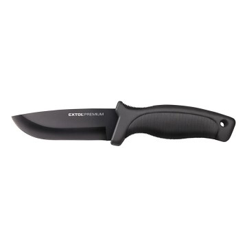 Extol Premium - Hunting knife black/stainless steel 11 cm