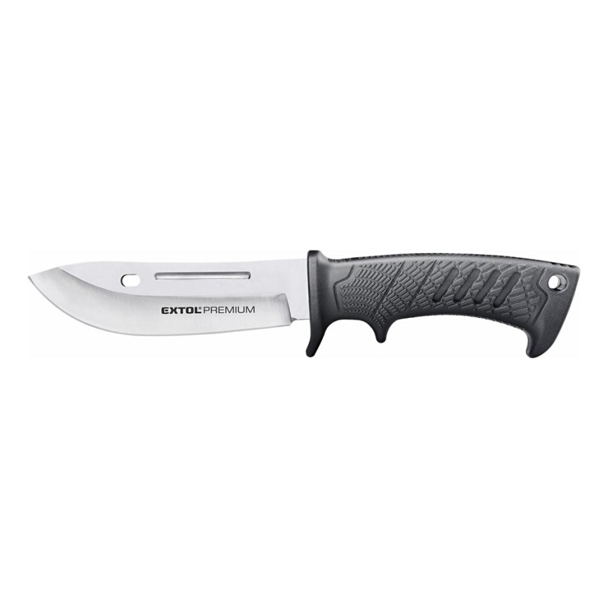 Extol Premium - Hunting knife black/stainless steel 14,5 cm