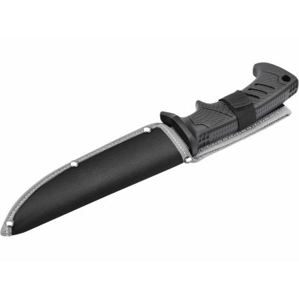 Extol Premium - Hunting knife black/stainless steel 14,5 cm