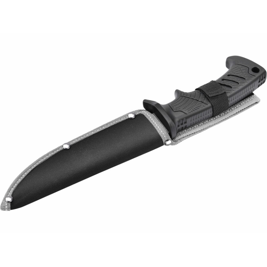 Extol Premium - Hunting knife black/stainless steel 14,5 cm