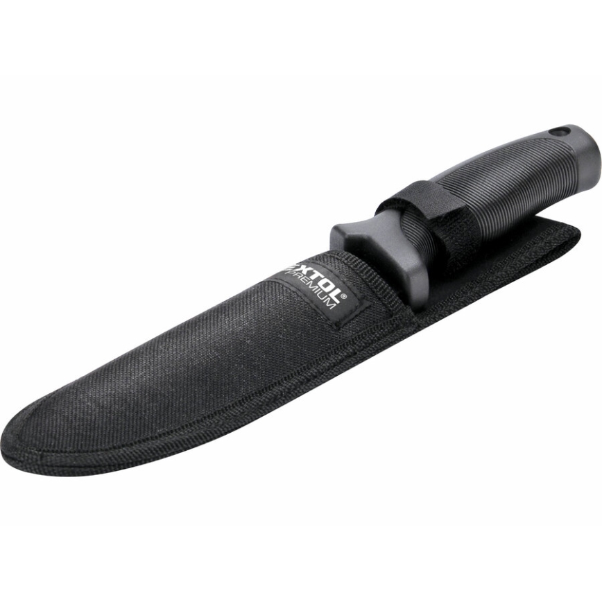 Extol Premium - Hunting knife black/stainless steel 15 cm