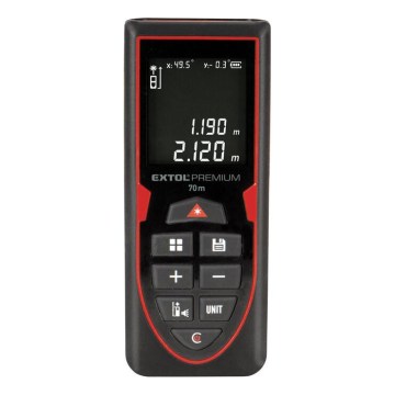 Extol Premium - Laser Distance Meter 5V/800 mAh