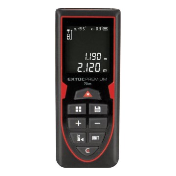 Extol Premium - Laser Distance Meter 70 m 5V/800 mAh