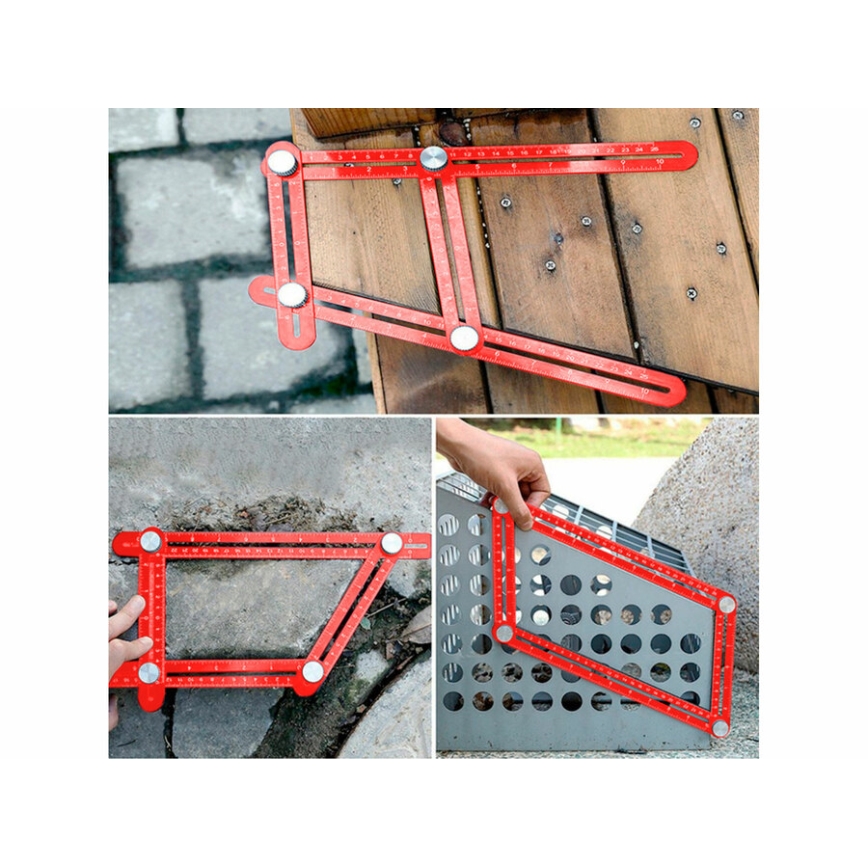 Extol Premium - Metal template for transferring angles and positions with a locator