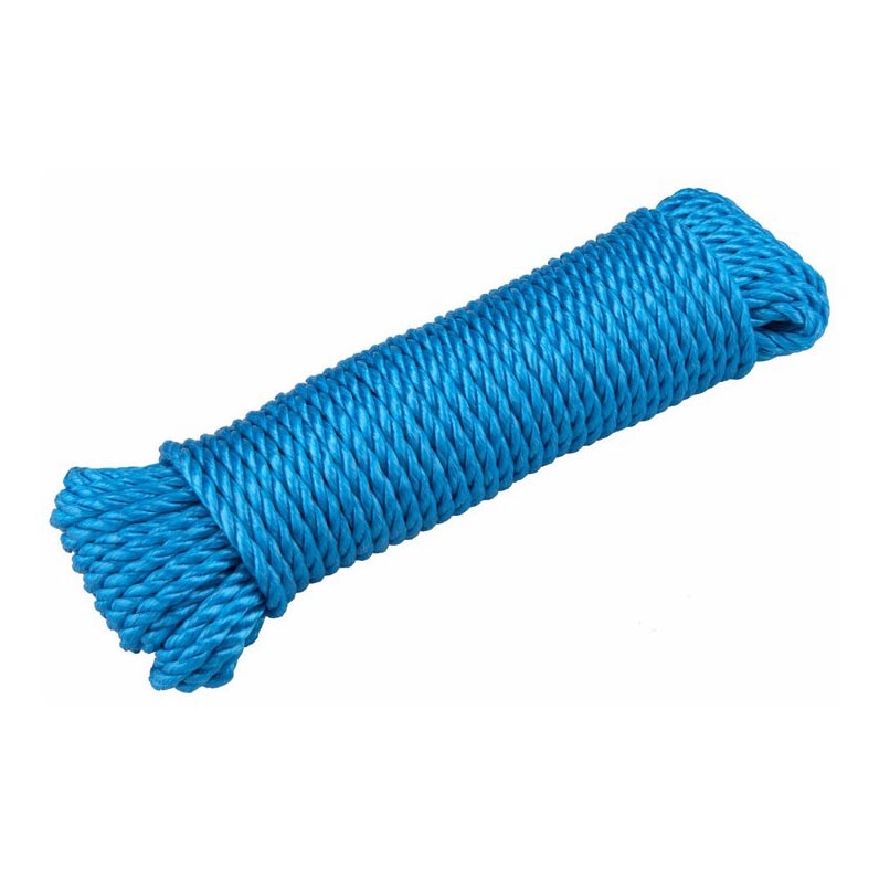 Extol Premium - Nylon coiled cord 6mm x 20m blue