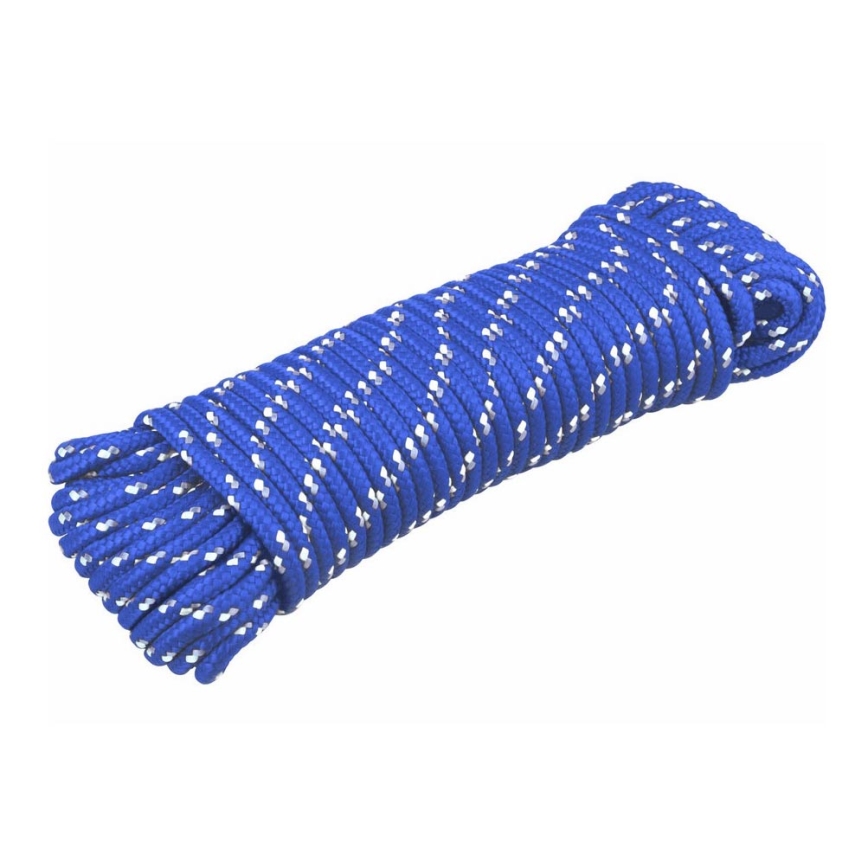 Extol Premium - Polypropylene braided cord 4mm x 20m blue