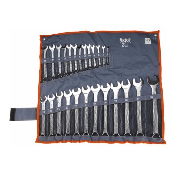 Extol Premium - Set of open-end wrenches 6-32mm 25 pcs