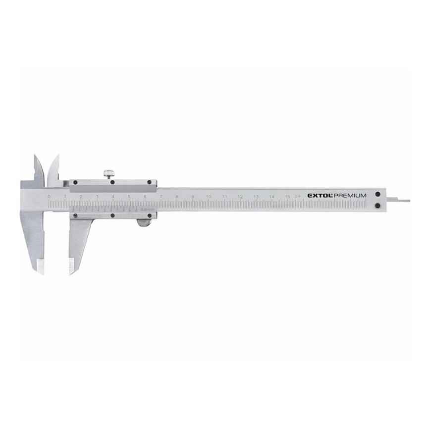 Extol Premium - Sliding metal measure 0-150 mm