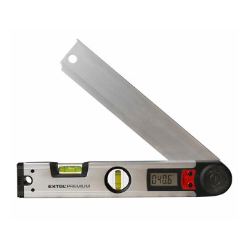 Extol Premium - Spirit level with digital protractor 1xCR2032 305 mm