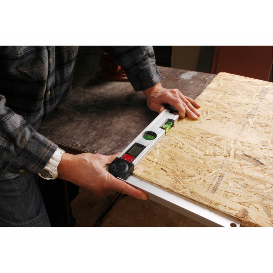Extol Premium - Spirit level with digital protractor 1xCR2032 305 mm