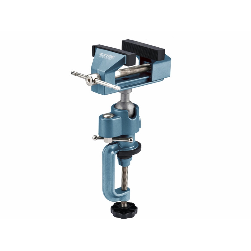Extol Premium - Swivel table vice with a joint 75 mm