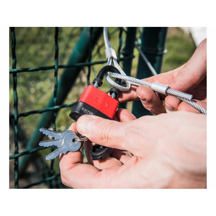 Extol Premium - Waterproof padlock 40 mm