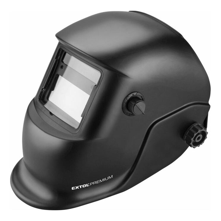 Extol Premium - Welding auto-darkening helmet black