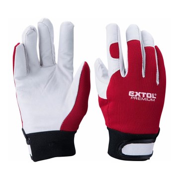 Extol Premium - Work gloves size 10" red/white