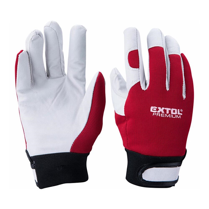 Extol Premium - Work gloves size 10" red/white