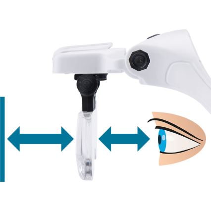 Extol - Rechargeable magnifying glasses with LED lighting/300 mAh