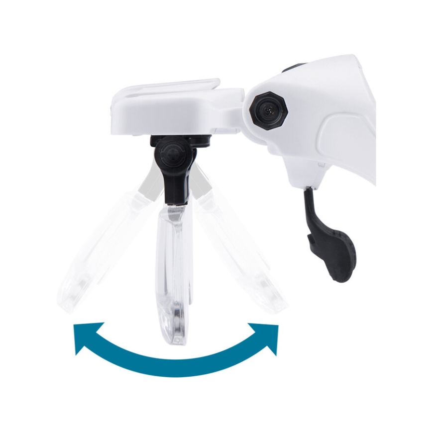 Extol - Rechargeable magnifying glasses with LED lighting/300 mAh