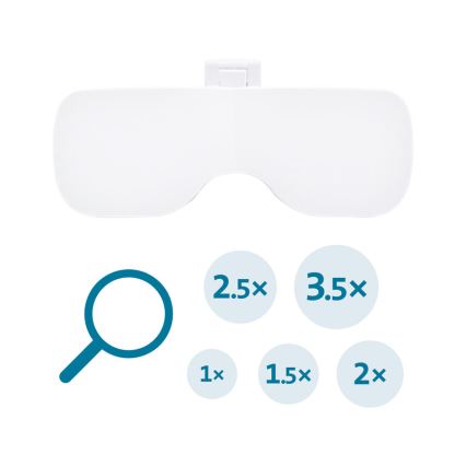 Extol - Rechargeable magnifying glasses with LED lighting/300 mAh