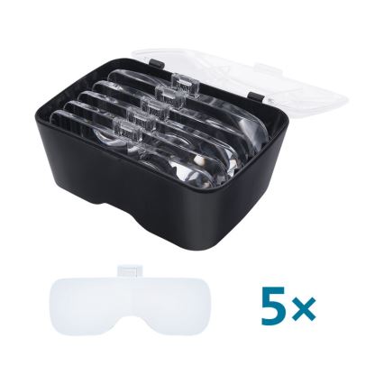 Extol - Rechargeable magnifying glasses with LED lighting/300 mAh