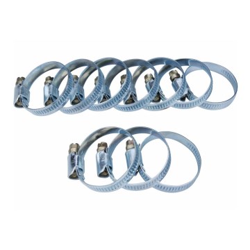 Extol - SET 10x Hose clip 25-40 mm stainless steel