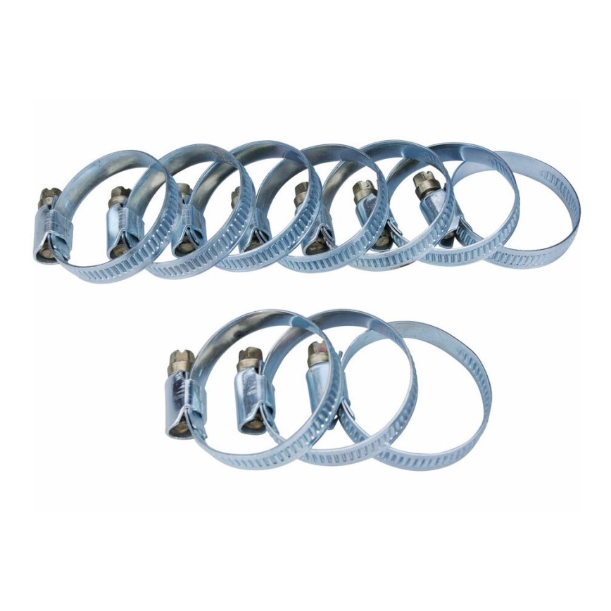Extol - SET 10x Hose clip 25-40 mm stainless steel