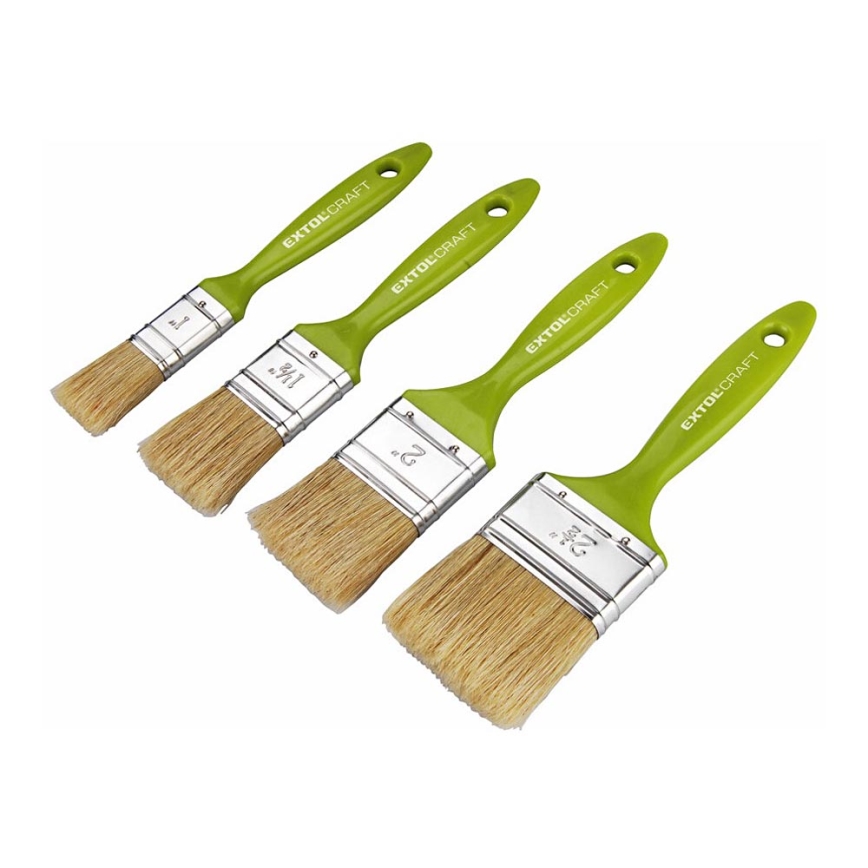 Extol - Set of flat brushes 4 pcs