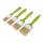 Extol - Set of flat brushes 4 pcs