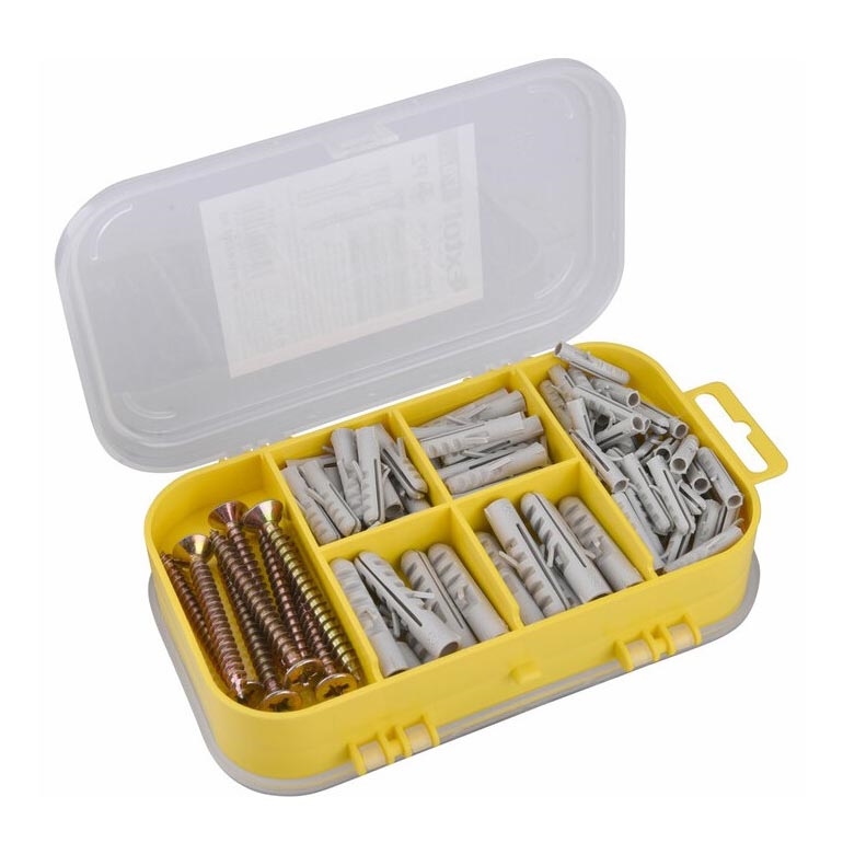 Extol - Set of screws with dowels 170 pcs