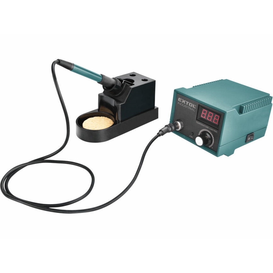 Extol - Soldering station with LCD display, temperature control and calibration