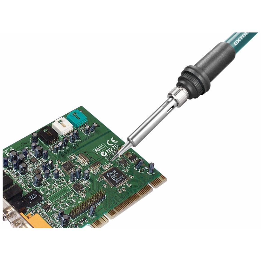 Extol - Soldering station with LCD display, temperature control and calibration