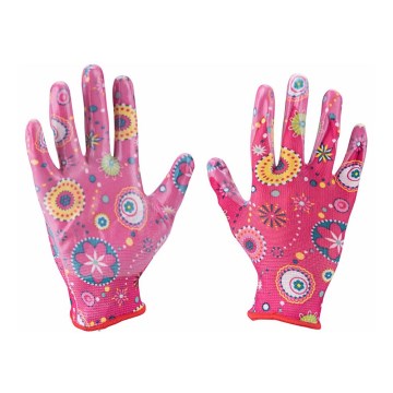 Extol - Work gloves size 7" pink