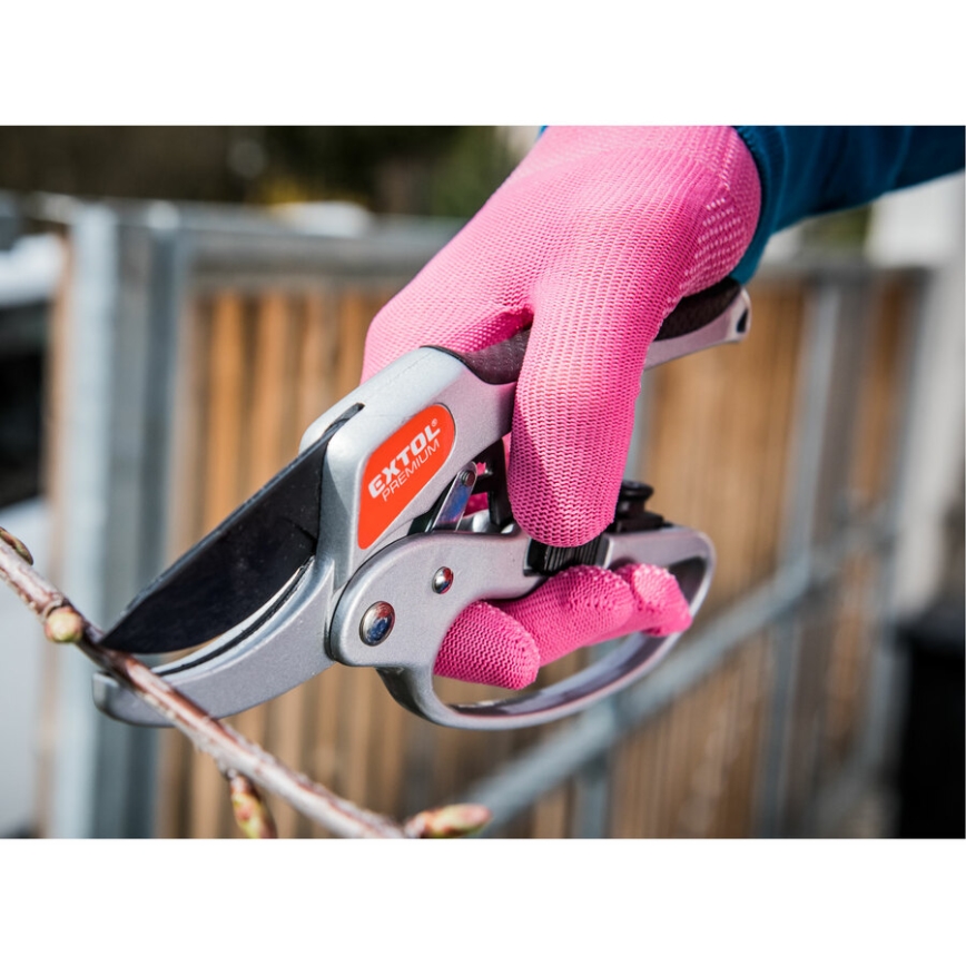 Extol - Work gloves size 7" pink