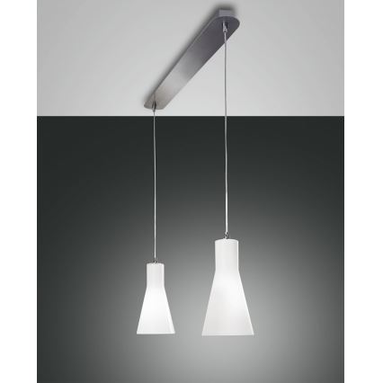 Fabas 2753/46/138 - Chandelier on a string DIANA 2xE27/60W/230V