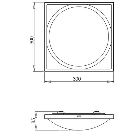 Fabas 2867/61/138 - Ceiling light OSAKA 2xE27/42W/230V