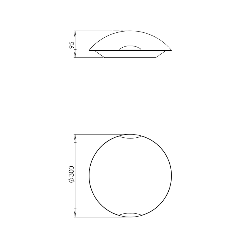 Fabas 3061/61/102 - Ceiling light KENT 1xE27/60W/230V