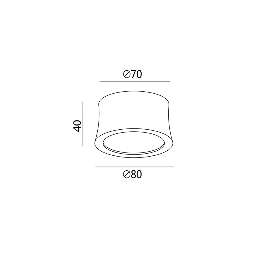 Fabas 3440/71/102 - PONZA LED Spotlight LED/7W/230V