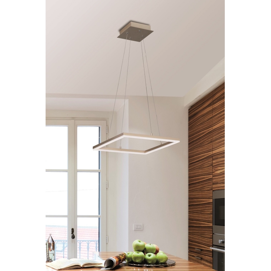 Fabas Luce 3394-40-225 - LED Dimmable chandelier on a string BARD LED/39W/230V gold