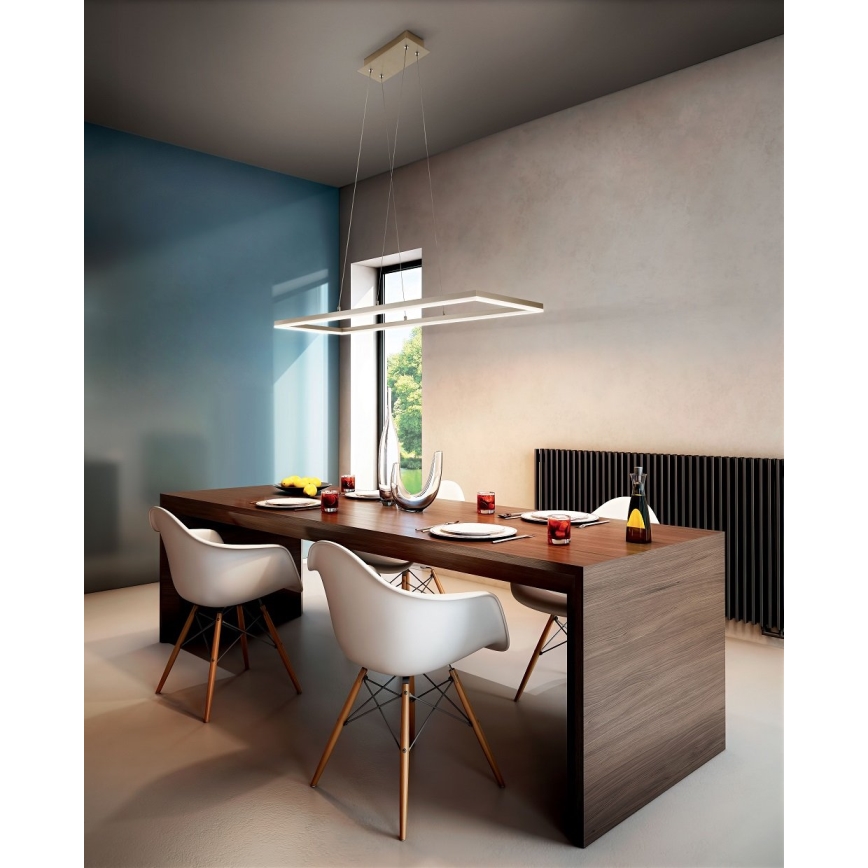 Fabas Luce 3394-45-225 - LED Dimmable chandelier on a string BARD LED/52W/230V 3000K gold
