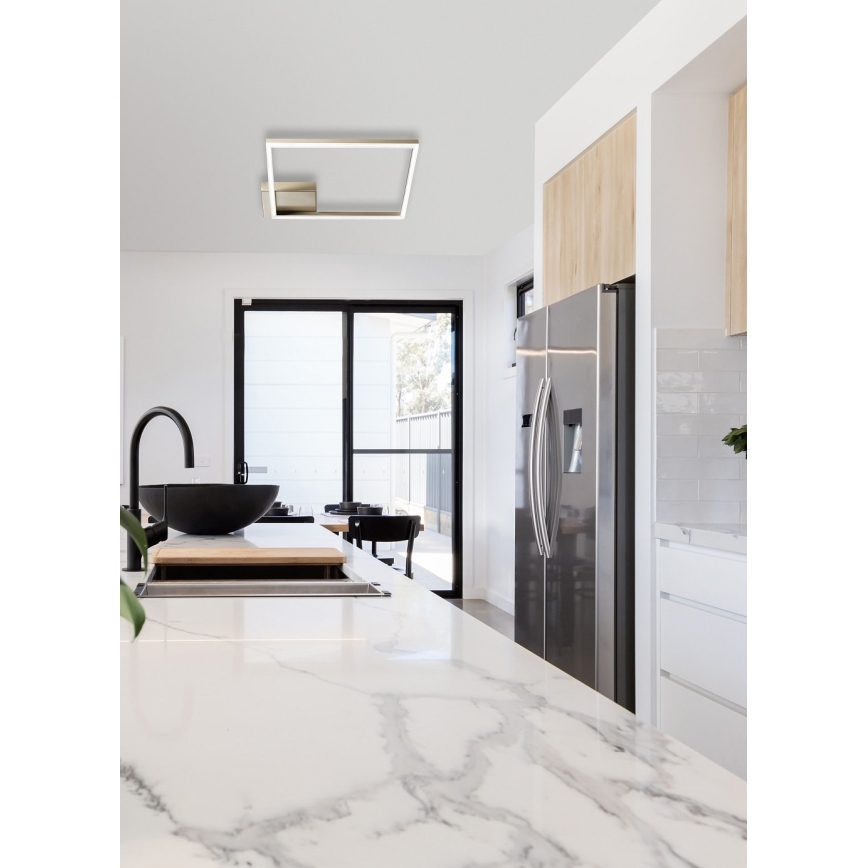 Fabas Luce 3394-61-225 - LED Dimmable ceiling light BARD LED/39W/230V 3000K gold