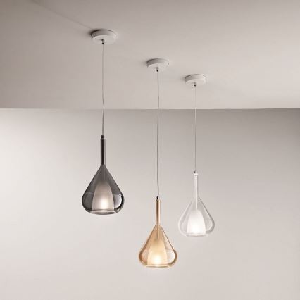 Fabas Luce 3481-40-241 - Chandelier on a string LILA 1xE27/40W/230V clear