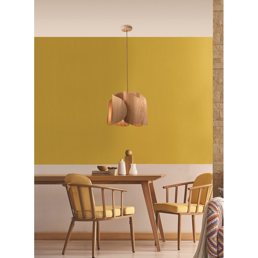 Fabas Luce 3672-40-132 - Chandelier on a string PEVERO 1xE27/40W/230V wood