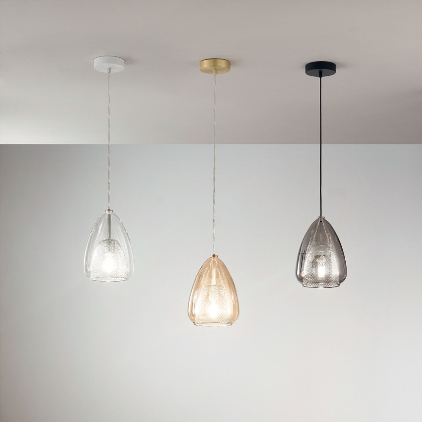 Fabas Luce 3673-40-125 - Chandelier on a string BRITTON 1xE27/40W/230V gold