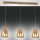 Fabas Luce 3673-48-125 - Chandelier on a string BRITTON 3xE27/40W/230V gold