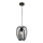 Fabas Luce 3677-45-101 - Chandelier on a string CAMP 1xE27/40W/230V black