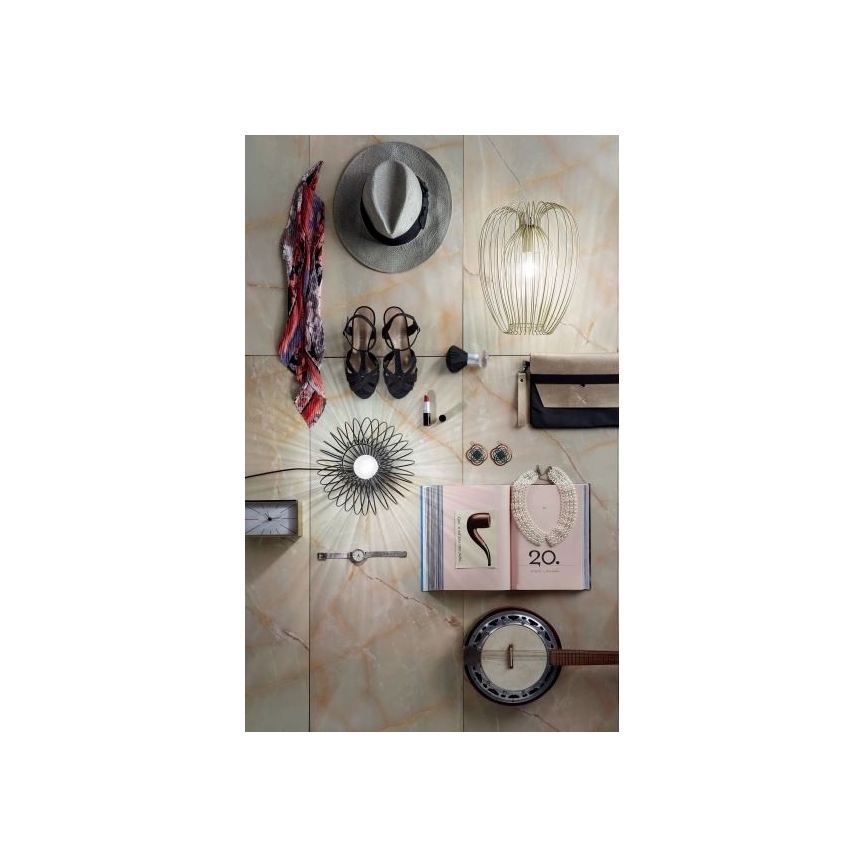 Fabas Luce 3677-45-101 - Chandelier on a string CAMP 1xE27/40W/230V black
