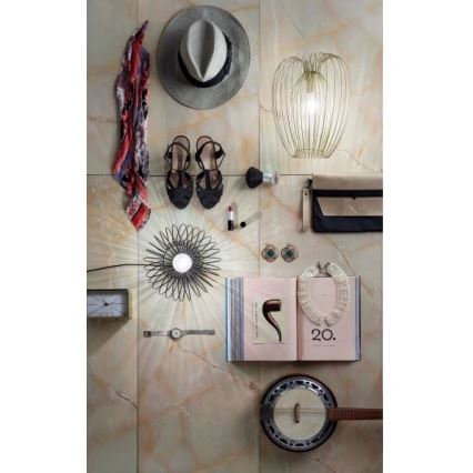 Fabas Luce 3677-45-225 - Chandelier on a string CAMP 1xE27/40W/230V golden